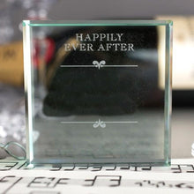 Load image into Gallery viewer, Personalized Glass Token - Happily Ever After
