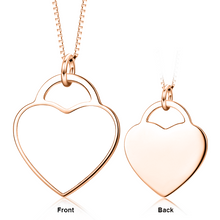 Load image into Gallery viewer, Engraved Photo Necklace