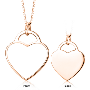 Engraved Photo Necklace