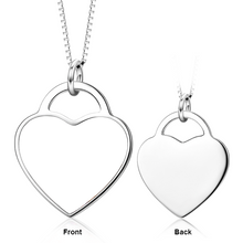 Load image into Gallery viewer, Engraved Photo Necklace