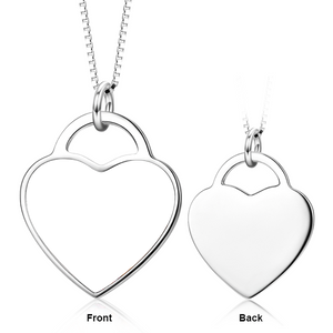 Engraved Photo Necklace