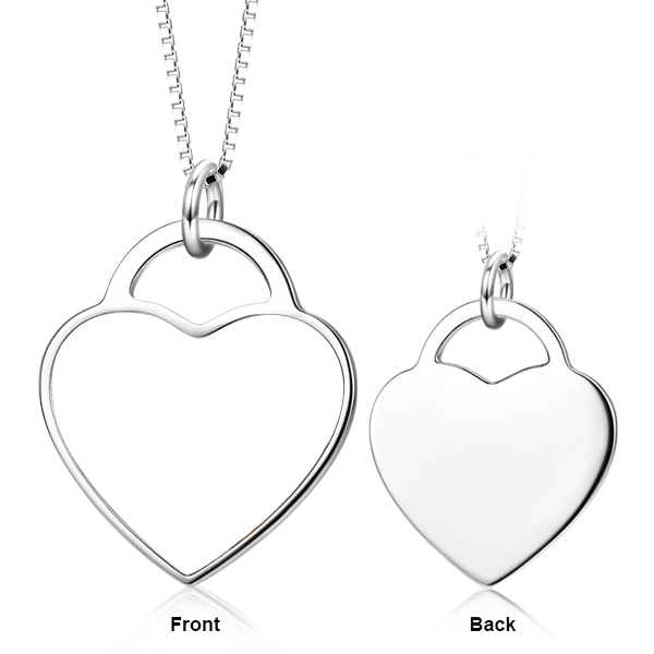 Engraved Photo Necklace