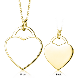 Engraved Photo Necklace